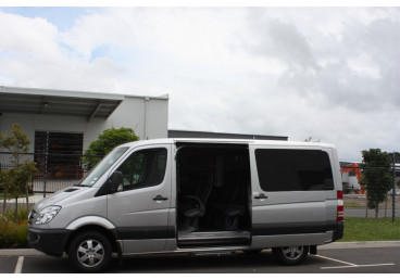 Sprinter 11-seater Mercedes van.